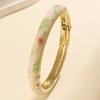 Small Flower Enamel Cloisonne Bracelet Vintage Design Ethnic Bracelet  Women Gifts