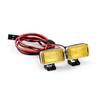 SHEAWA 1/8 1/10 RC Car Spotlight, Daytime Running Light, Yellow Lamp, LED Work Light, Universal Modification Part, Compatible with Kyosho, Tamiya, and