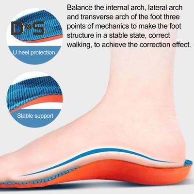 Flexible Einlegesohle, schweißabsorbierende Sport-Einlegesohle zur Unterstützung des Fußgewölbes, Linderung von Fasziitis, universelle, atmungsaktive orthopädische Einlegesohlen