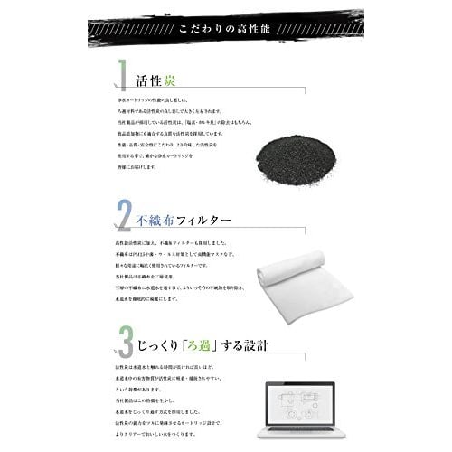 [Generic] Replacement Cartridges for Takagi Water Purifiers [Standard Type/Set of 3] [Compatible Models/Please Check] JA/JG/JY Series (Excluding JA