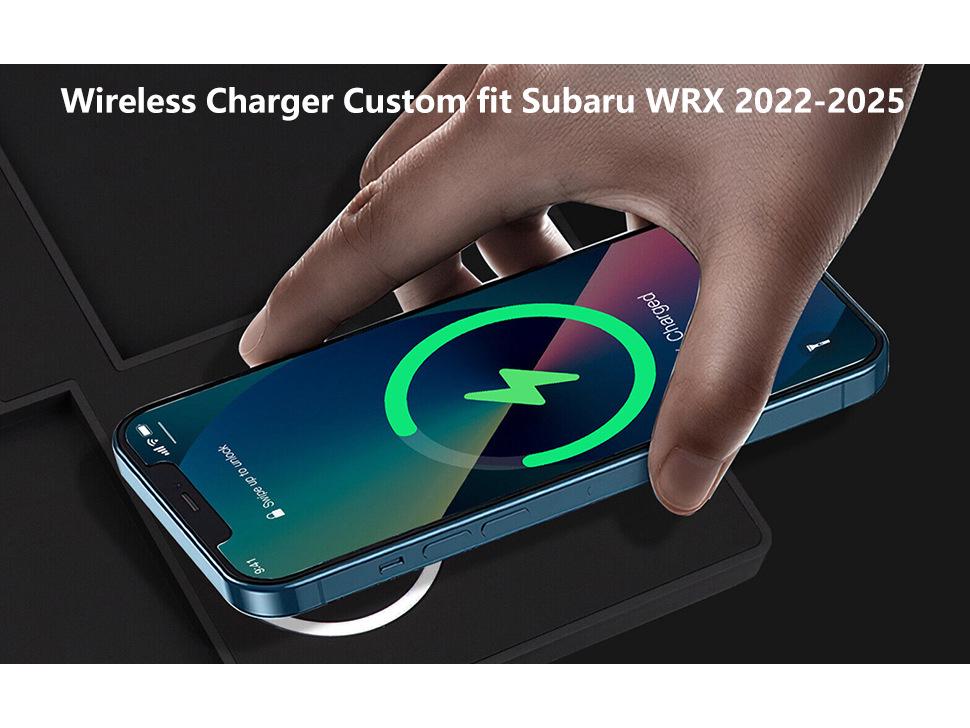15W Fast Wireless Charger for Subaru WRX 2022-25 Models