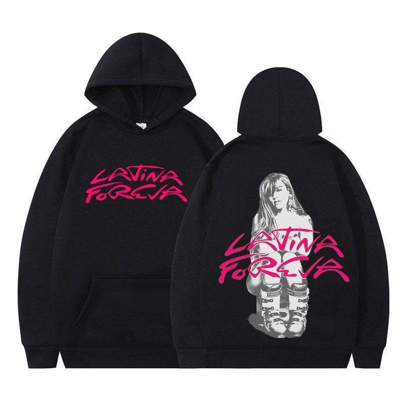 

Karol G Tropicoqueta Latina Foreva 2025 Hot sale Album Merch tracksuit man Fashion hoodies Aesthetic Long sleeves sweatshirt 3XL