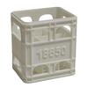 Stackable Battery Storage Box with Secure Latch Space-saving Battery Organizer for AA AAA 18650 21700 Batteries Compact Desktop Case