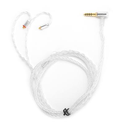 4.4mm MMCX Earphone Cable Replacement Fit for Shure SE215 SE535 SE846 UE900 HeadphonesTransparent