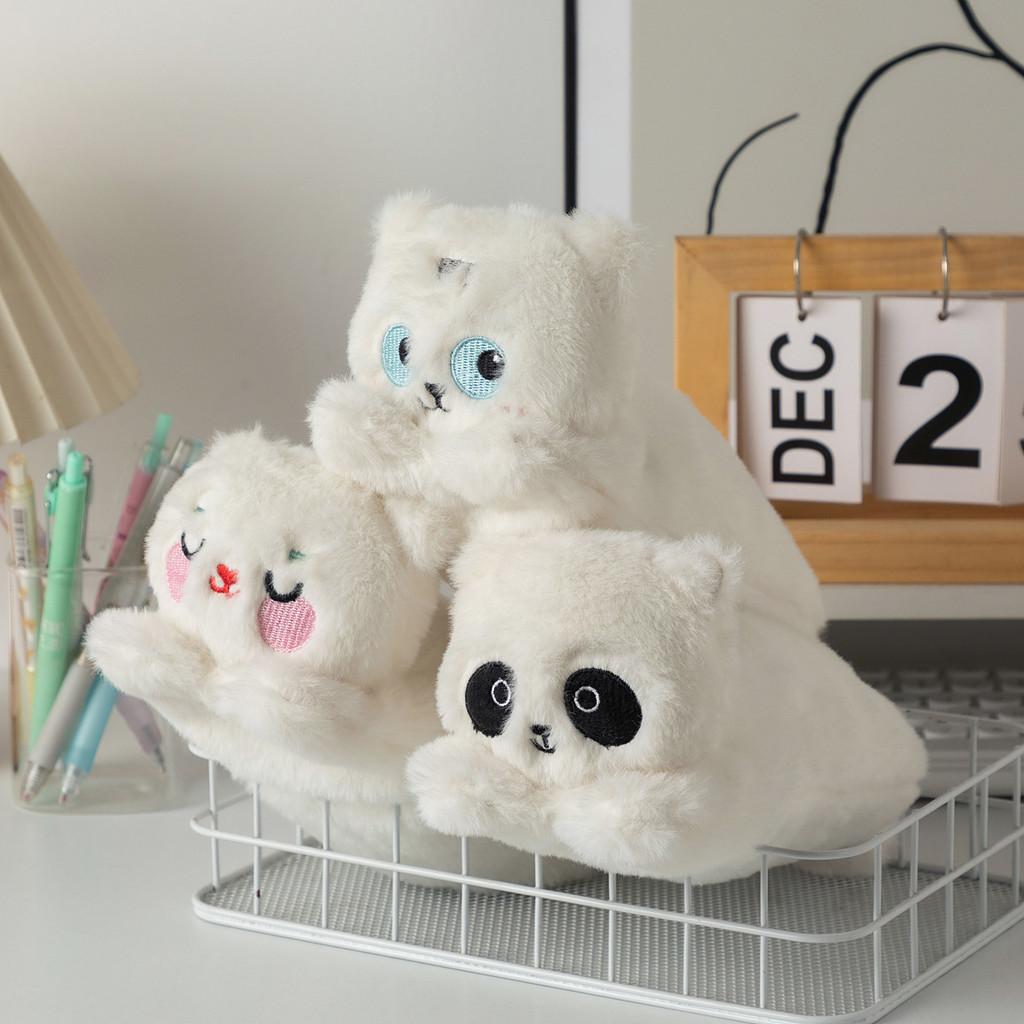 Panda Creative Cat Pencil Case Storage Bag With Zipper For School Gift Supplies