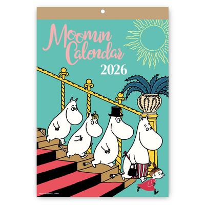 Gakken Stafle 2026 Moomin Wall Calendar, Original Artwork, DM12014, Starts January 2026