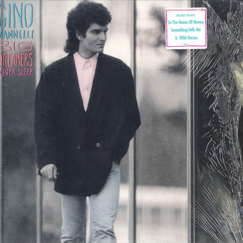 LP Record GINO VANNELLI - Big Dreamers Never Sleep Z40337 CBS 1987 US Pop Used