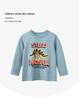 27Kids Korean Style Cartoon Dinosaur Long Sleeve T-Shirt for Boys - Children's Base Layer Baby Clothes