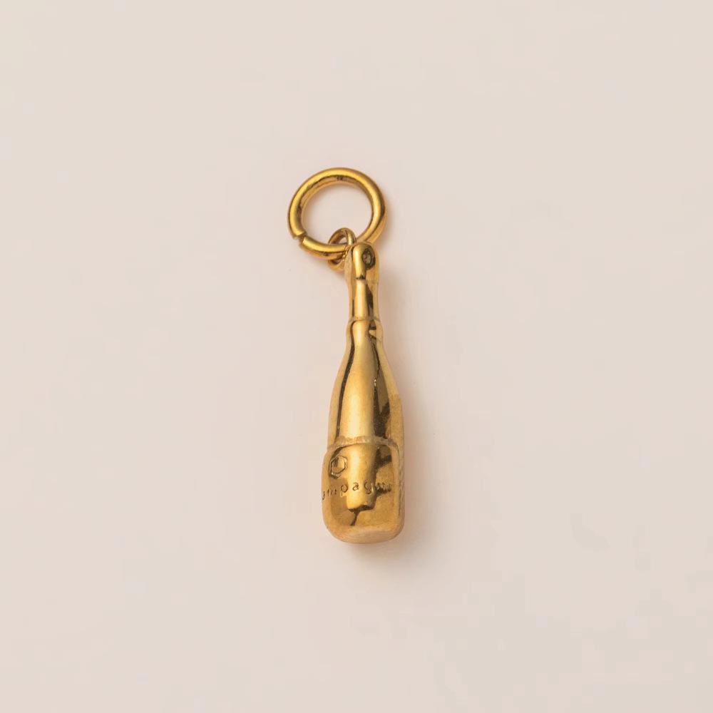 18K Gold Plated Stainless Steel Adjustable Chain with Fruit Pendant for DIY Jewelry