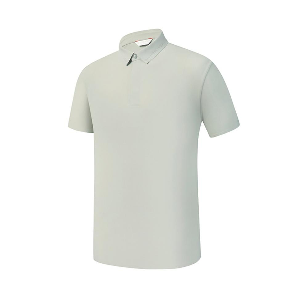 FILA Golf Series Breathable Comfortable Versatile Cool Touch Polo Shirt Men tops Cloud-Gray A11M625156FDY