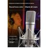 Top Studio Metal U87 Condenser Microphone Professional Cardioid Studio Mic for Recording Podcasting Voice Over Streaming Home  A