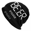 Funny Beer Design Skullies Beanies Caps Unisex Winter Warm Knit Hat Women Unisex Adult Alcohol Lover Bonnet Hats Outdoor Ski Cap