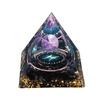 Orgonite Pyramid Crystals Natural Stone Orgone Energy Generator Healing Reiki Chakra Meditation Ornaments Crafts Office Decor
