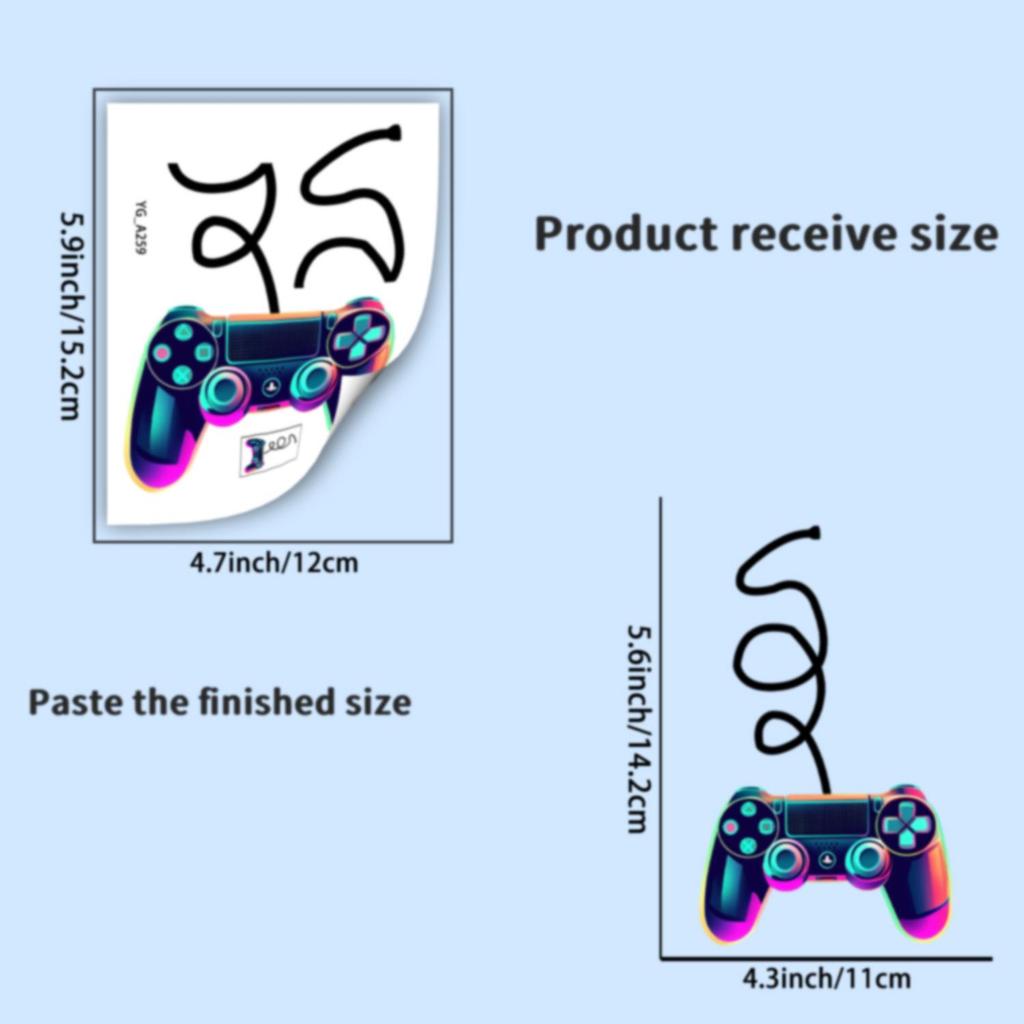 Arcade-Style Game Console Switch Self-Adhesive Decorative Sticker