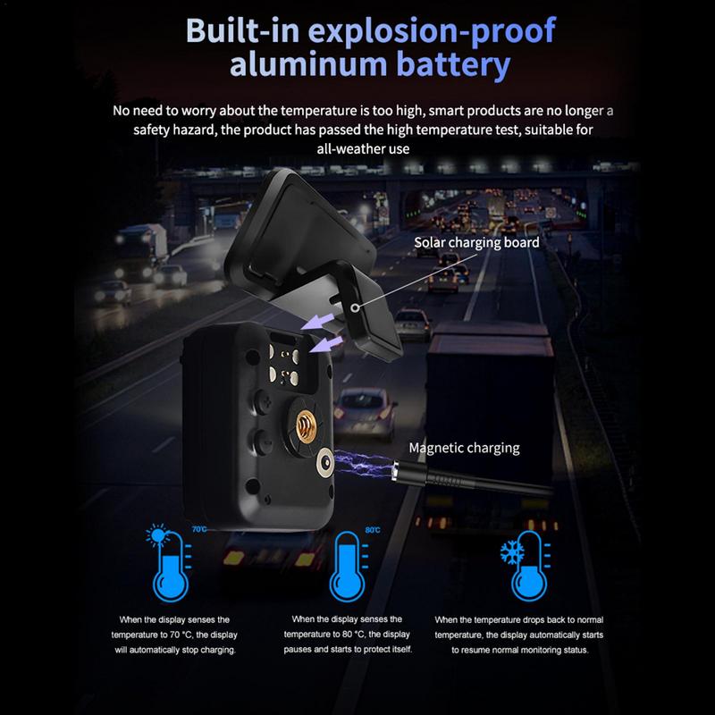 Tpms Sensor Wireless Tire Pressure Monitor Car Accessories For Real-Time Monitoring Bicycle Motorcycle Vehicle Truck