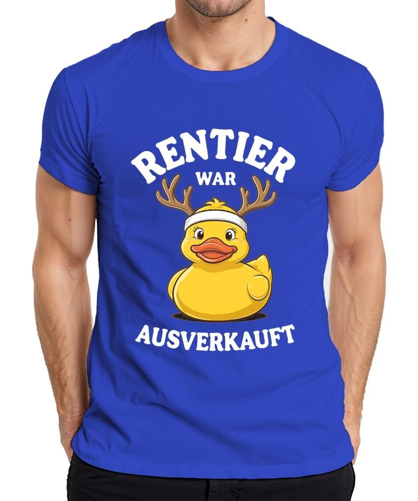 Reindeer Was Sold Out Christmas Rubber Duck Gift Funny Unisexs Tshirt