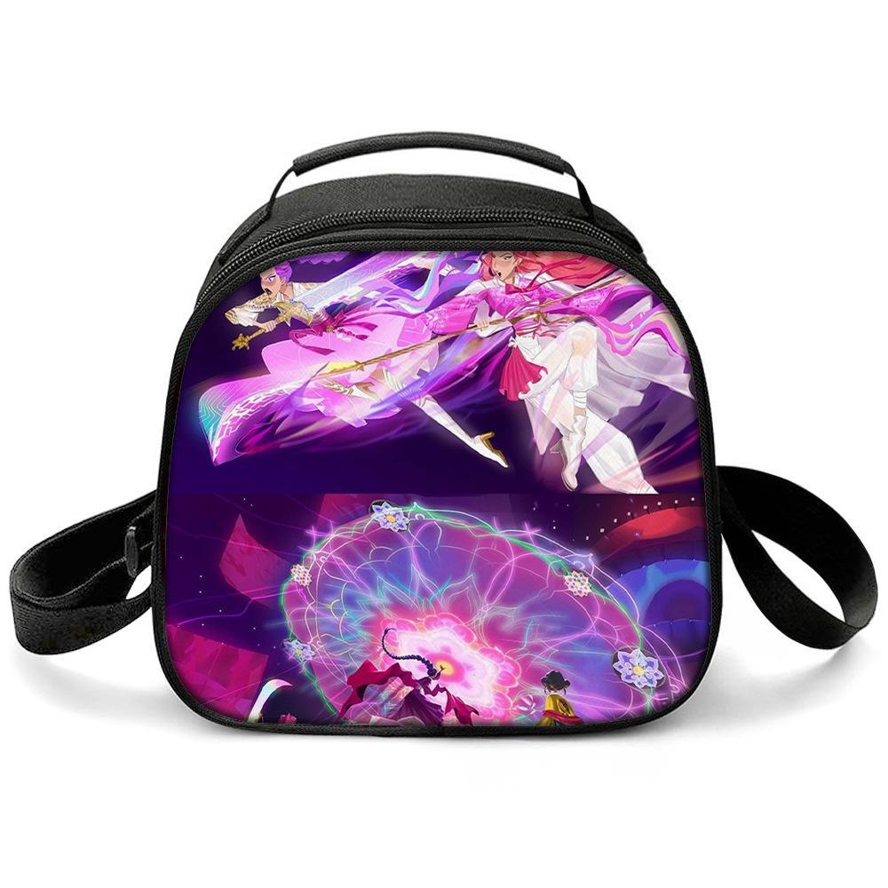 KPOP Witch Hunters Printed Cartoon Student Warm Lunch Bag Messenger Bag