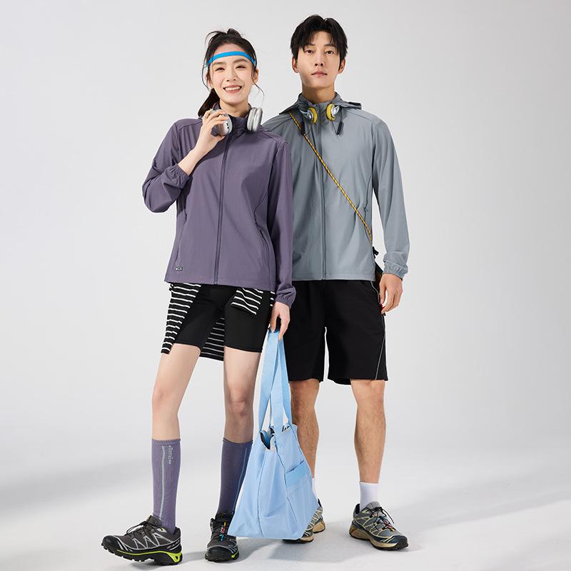 Custom Men's and Women's Quick-Dry Ice Silk Sun Protection Jacket for Outdoor Sports and Fishing with Logo