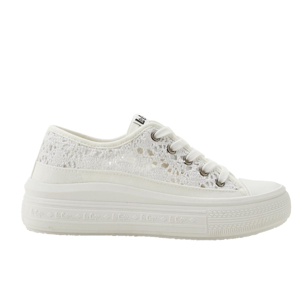 Lee Cooper Canvas White Lady [LCW-26-44-4485L] yr. 40