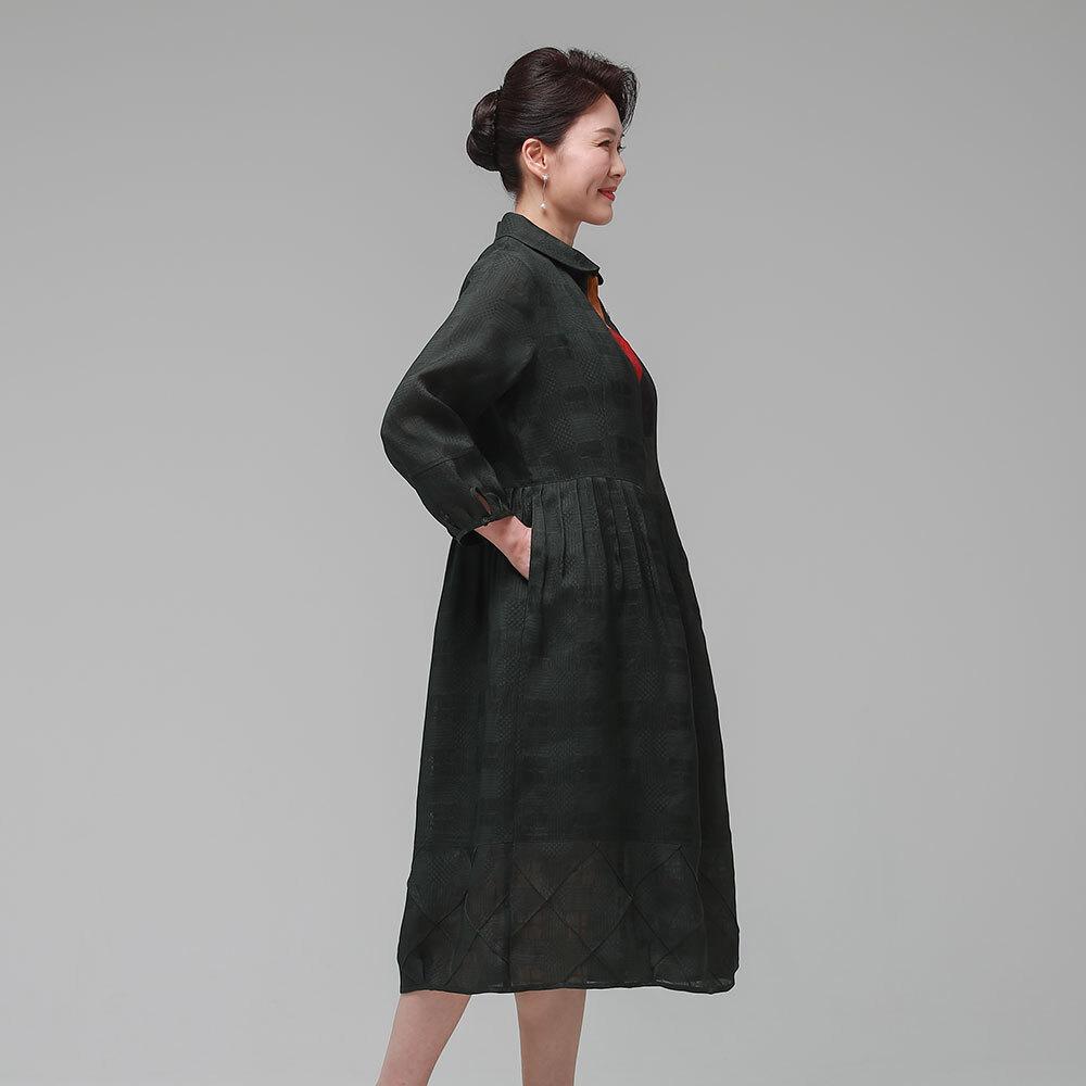 Halanghanbog Neat And Tidy Summer Women'S Rayon Dress Khaki