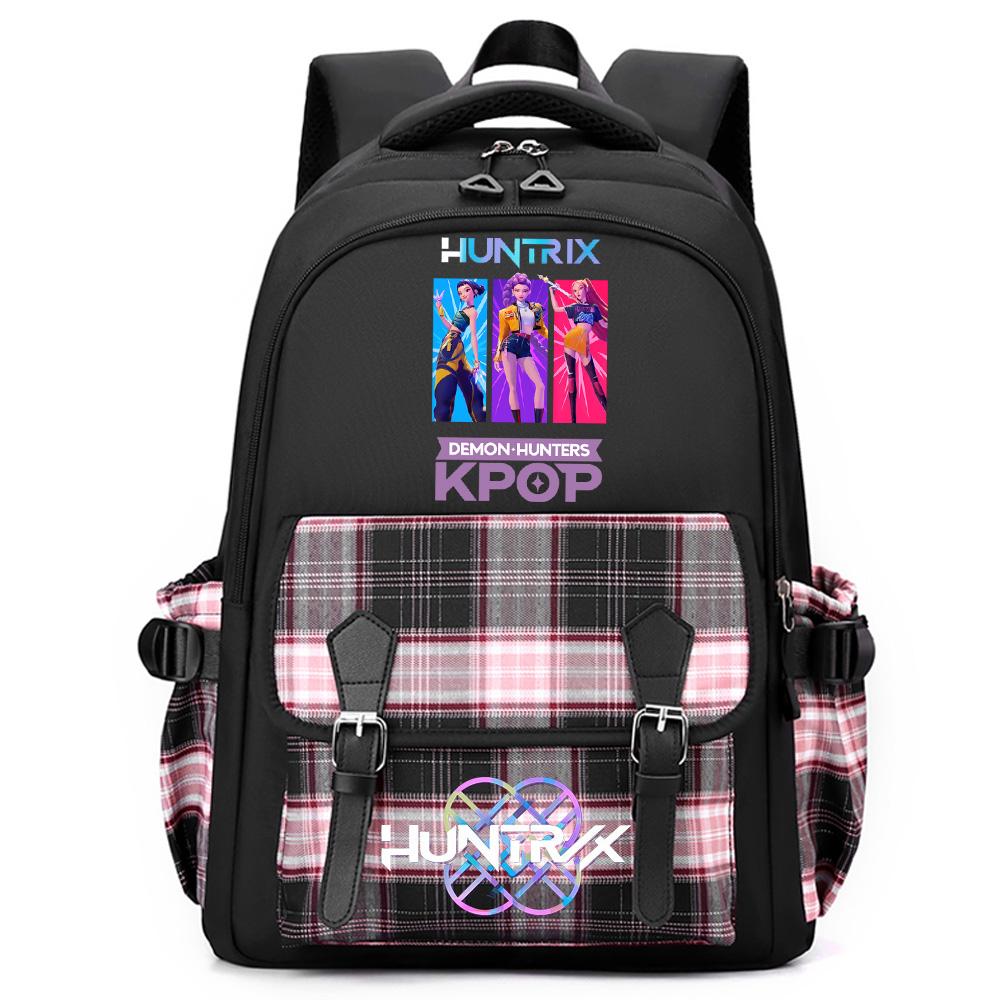 Anime Cute Cartoon K-Pop Printed Large Capacity Backpack for Teenger Student Girl Boy Schoolbag Bookbag Women Waterproof Travel Bag Mochila Kid Gift