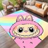 Labubu Print Rug, Washable Floor Carpet, For Entryway Dorm Laundry Room Office Study, Home Decor Birthday Christmas Gift