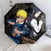 1 Stück Automatischer Faltregenschirm - Naruto-Muster Tragbares faltbares Design Mit 8 Rippen Weihnachts-Geburtstagsgeschenke