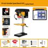 LUXTER Precision Drill: 8" Household & 10" Industrial Multi-Function Bench Machine