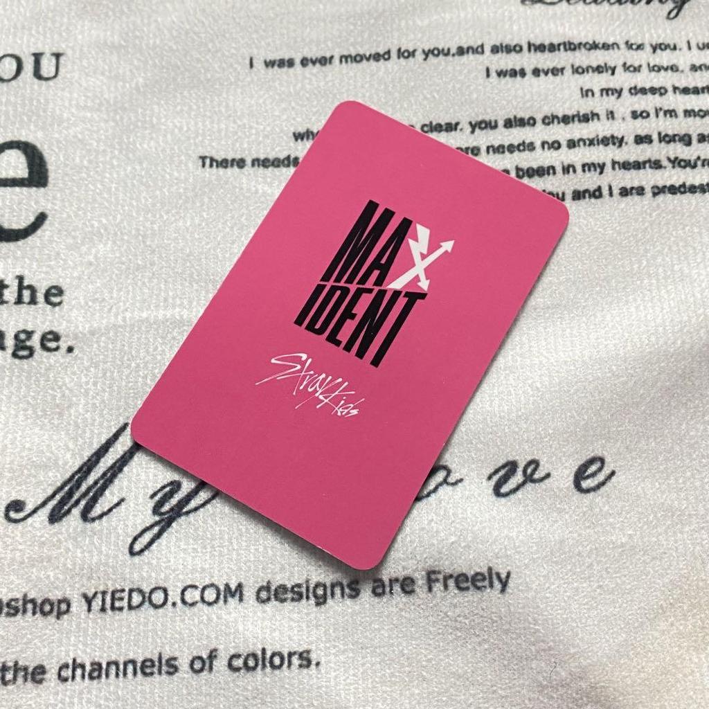 [USED] Stray Kids MAXIDENT Sanok Trading Card Seungmin