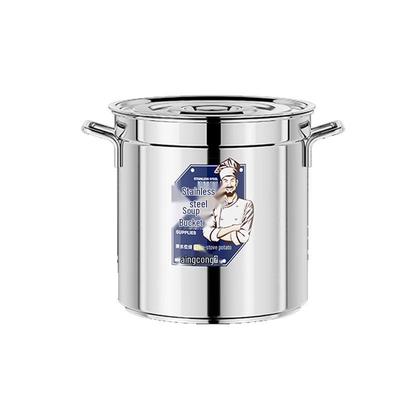 ZISIZ Thick 201 Stainless Steel Stock Pot