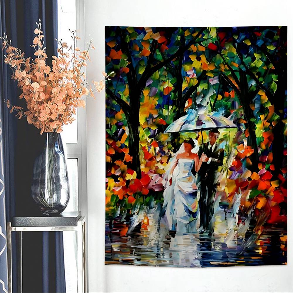 LLeonid Oil AAfremov Painting DIY Wall Tapestry Hanging Tarot Hippie Wall Rugs Dorm Home Decor