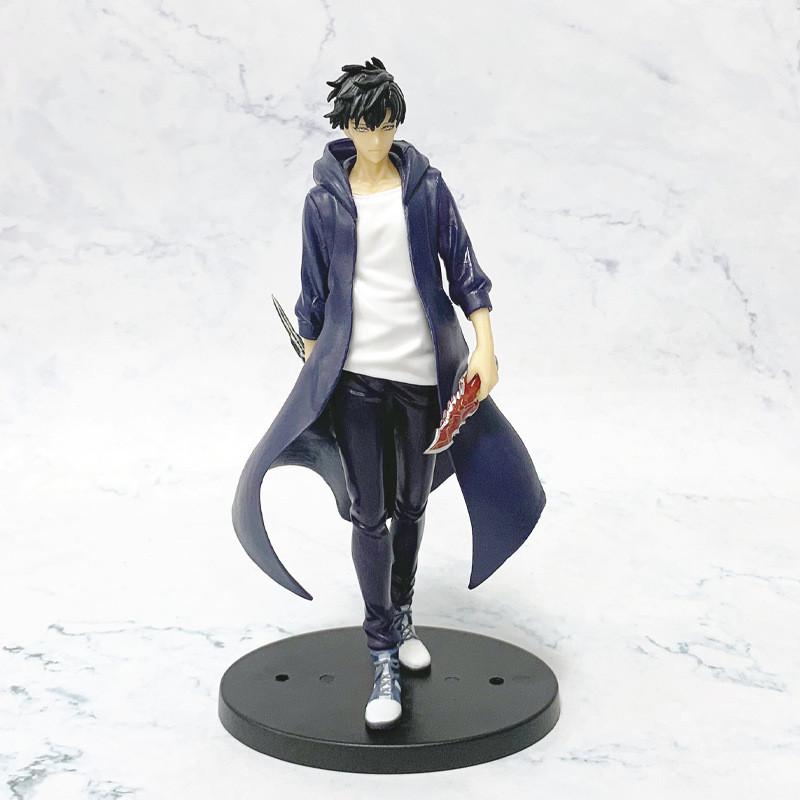 Solo Leveling Sung Jinwoo Pvc Statue With Assembly For Anime Collectibles