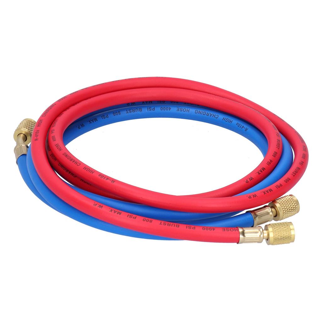 Conditioner Refrigerant Recharge Hose  Conditioning Refrigeration Adding Tool Accessory(Double English Standard Joint 2Pcs 1.5meters )