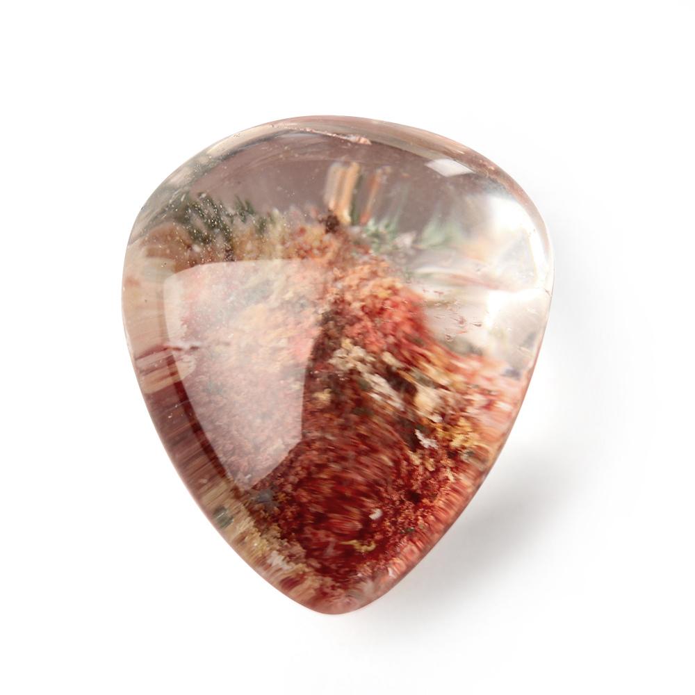 Color Women Jewelry Colorful Healing Stone Ghost Phantom Quartz Gemstone Pendant Natural Crystal