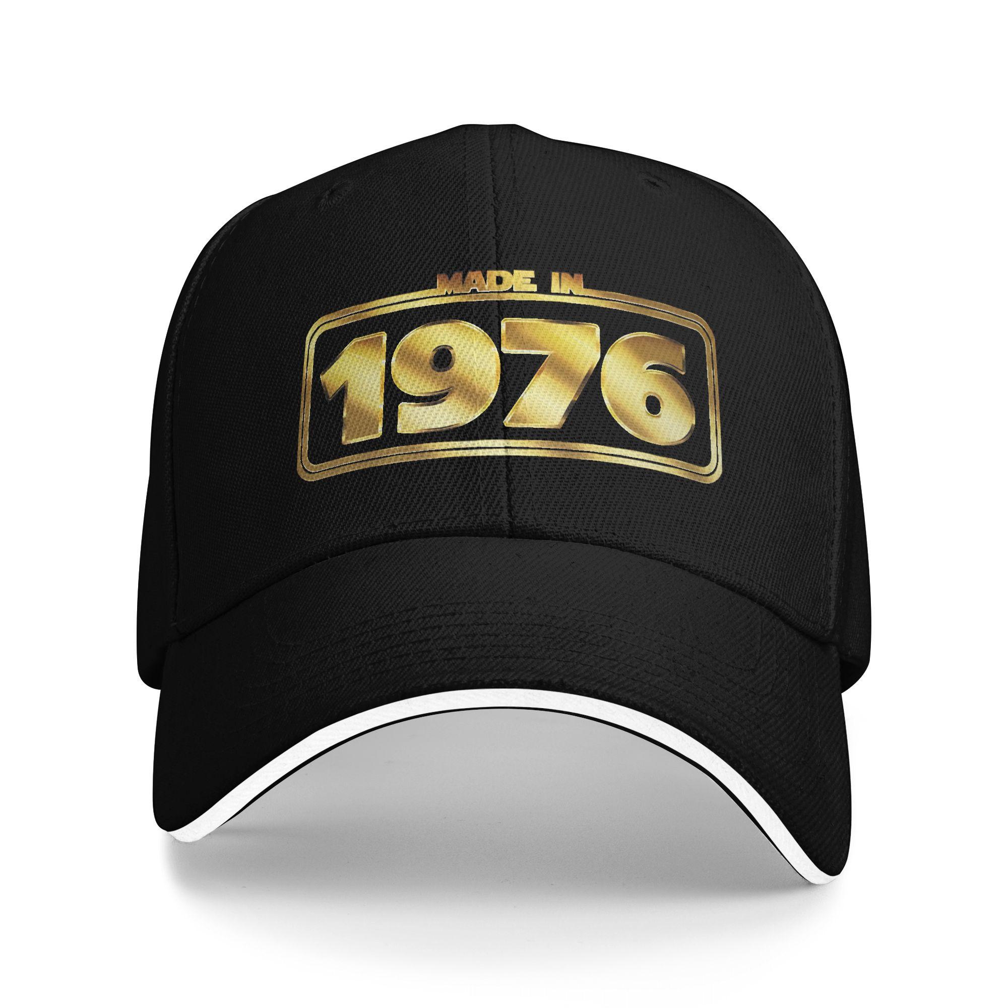 

Vintage 1976 Limited Edition Original 50th birthday Baseball Cap Merchandise Leisure Snapback Hat For Unisex Travel Headewear One Size