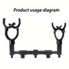 Fishing Rod Support Head Fishing Rod Grip Grippers Pods Stand Rod Mounting Head Portable Grippers Rest Stand Enduring