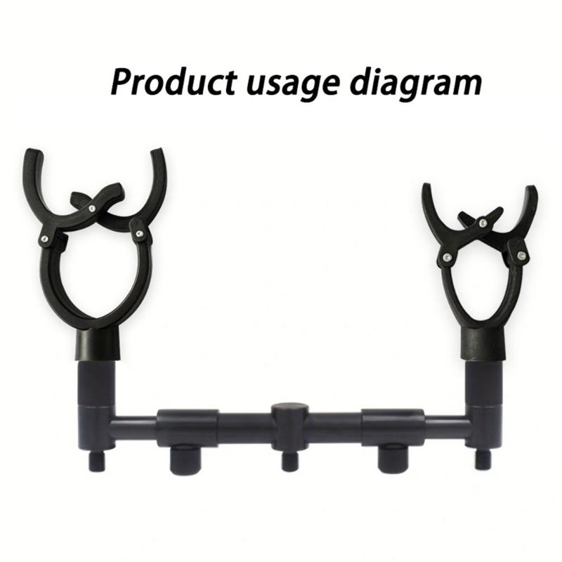 Fishing Rod Support Head Fishing Rod Grip Grippers Pods Stand Rod Mounting Head Portable Grippers Rest Stand Enduring