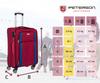 PTN 5209-S-9272 Burgundy-Navy Suitcase