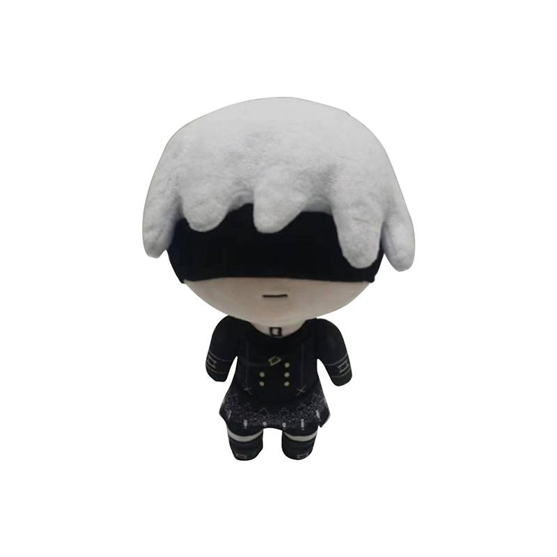 23Cm Anime Nier:Automata 2B 9S Plush Toy Fufu Dolls Collection Plush Toys For Kids Gift