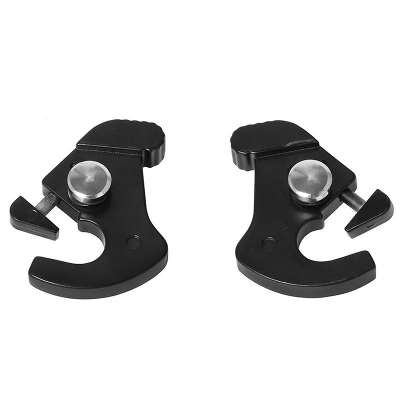 Black Motorcycle Cover 1Set Detachable Rotary Sissy Bar Luggage Rack Docking Latch Clip Kit for Harley Touring Softail Sportster