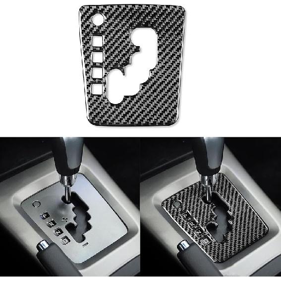 1pc Car Center Console Gear Shift Panel Decoration Sticker Real Soft Carbon Fiber Car Interior Compatible with Subaru Forester 2008-2012 Accessories