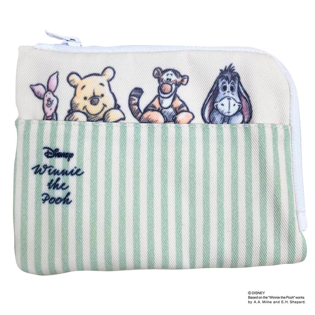 MORIPiLO Winnie the Pooh Tissue Disney Small Item Plush Toy 12x10cm Disney Morishita Pillows Case, Merchandise, Case, Pouch, Cute, (Green), Character,