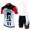 Tour De France Cycling Suit Short-Sleeved Quick-Drying Breathable Suit Outdoor Road Mountain Bike Riding Equipment