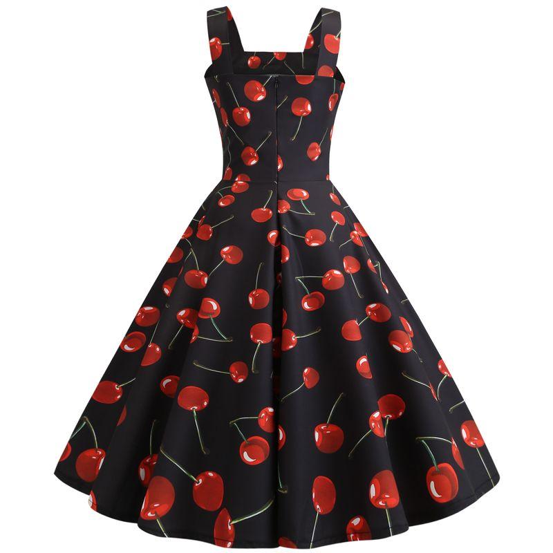 Eaby Amazon Street Fashion Suspenders Swing Skirt