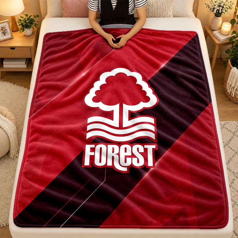Flaneldecke Nottingham Forest Warme Weiche Überwurfdecke für den Innenbereich Sofa Bett Wohnzimmer