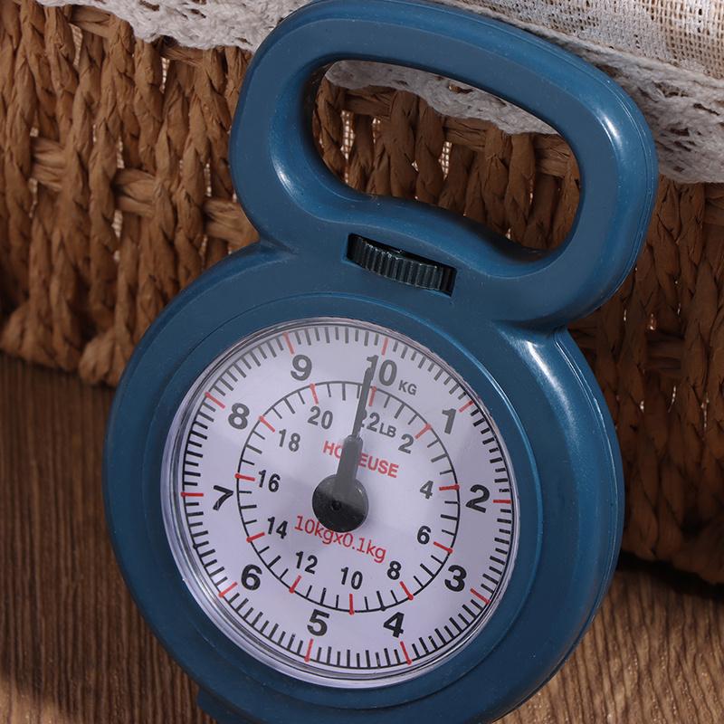 2 Stück Mini-Zeiger Hakenfeder Hänge waage Tragbare Angelwaage 10 kg Kapazität Digitale Lebensmittelwaage Gepäckwaage Waagen