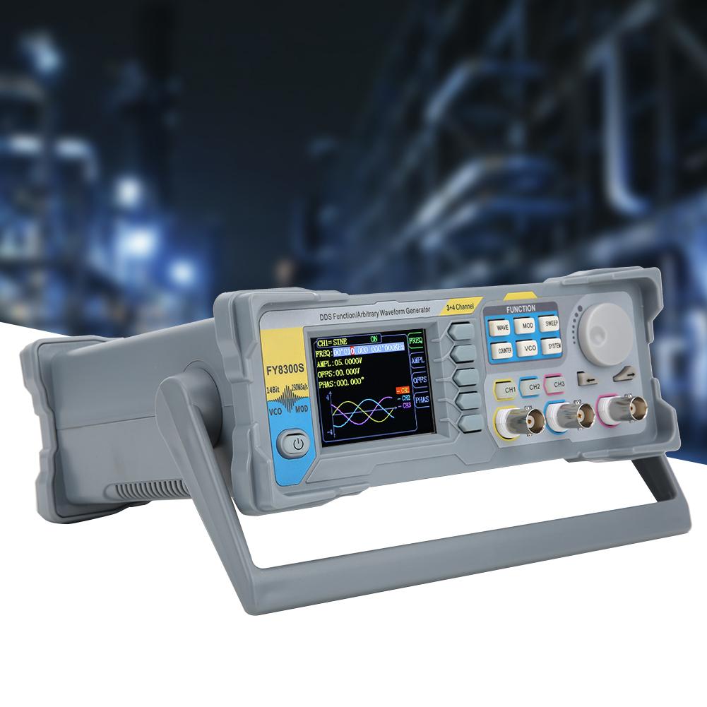 3-Channel Function Signal Generator Arbitrary Waveform Signal Generator 4 TTL Level OutputFY8300S-20M US Plug 100-240V