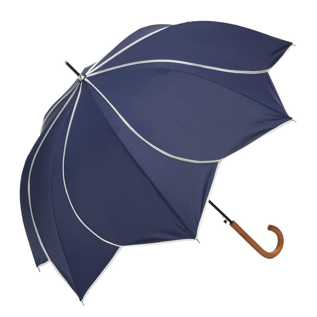 Piping Jump Flower 60cm x 8 Long Fiberglass Rain Flower Umbrella, Umbrella, Design, Ribs, Umbrella, Stylish, Women's, Ribs, Umbrella, Petal, Shape,