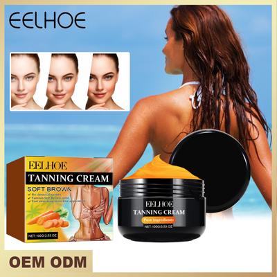 Body Self Tanners Cream Tanning Mousse Medium Skin Care Solarium Cream Bronzer Face Body Nourishing Skin Sun Block Makeup 100g