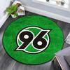 Hannover 96 FC Bedruckter Runder Teppich, Rutschfester Waschbarer Kreis-Teppich für Wohnzimmer Schlafzimmer Spielzimmer, Sportfan Dekoration, Feiertags-Geburtstagsgeschenk